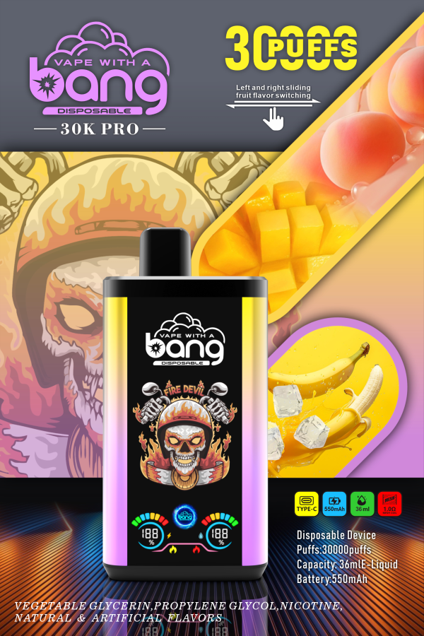 Bang 30000 PRO 30k Puffs Disposable Vape