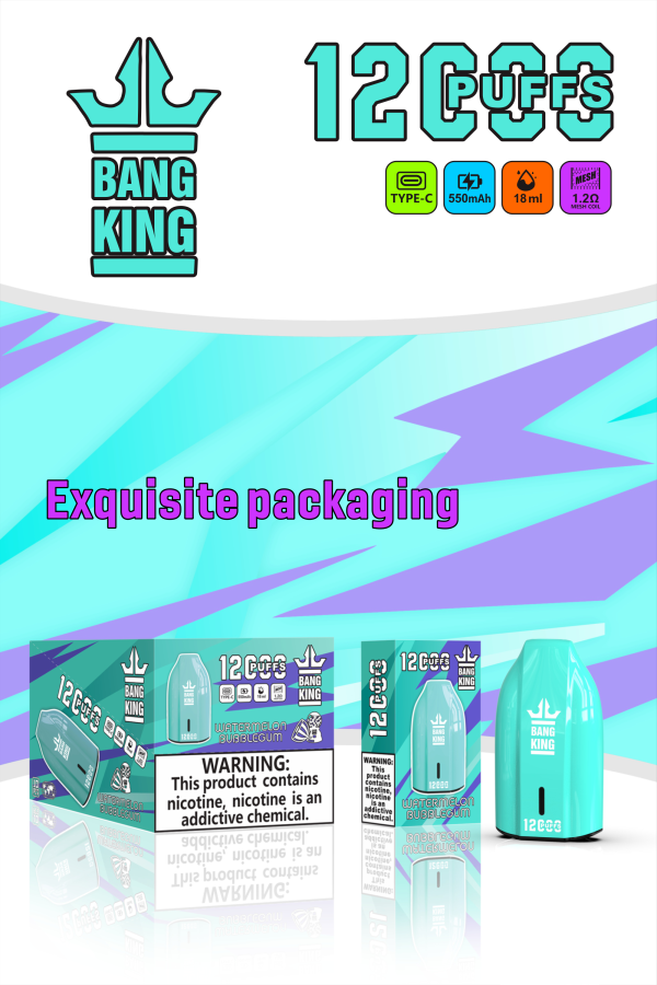Bang King 12000 Porsche Puffs Rechargeable Disposable Vape